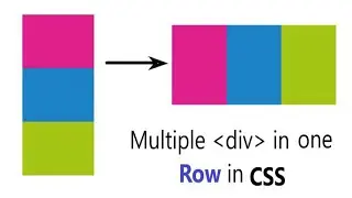 Выровнять один или несколько div в одну строку в CSS || Два div на одной строке CSS
