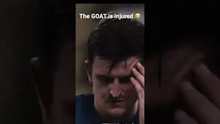 Harry Maguire is injured 🥺 #shorts #england #football  football #sad #injured #harrymaguire