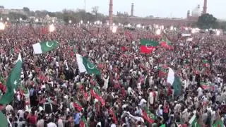 Sights of Minar-e-Pakistan Jalsa 2013 (day time)