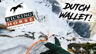 Father & Son ski the DUTCH WALLET at KICKING HORSE!