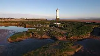Perch Rock Lighthouse New Brighton, Spectacular Drone Flypast