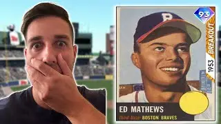 *93* Breakout EDDIE MATTHEWS is the BEST LEFTY Third Basemen... l MLB The Show 22 Diamond Dynasty