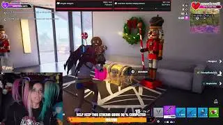 Fortnite with Friends - The Angry Gingerbread Man Be Gingery | #sophia_cormier on #Twitch