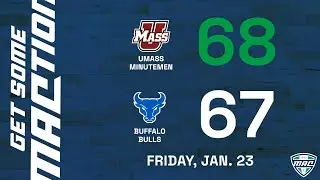 MBB Condensed Game: UMass 68, Buffalo 67