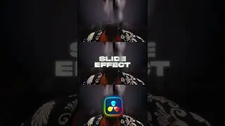 ⚡Easy SLIDE Effect in Davinci Resolve⚡ #davinciresolve #videoediting #effects #transitions #tutorial