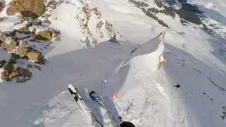 Skiing the EAST WALL at ARAPAHOE BASIN | Narrow North Pole & Land of the Giants