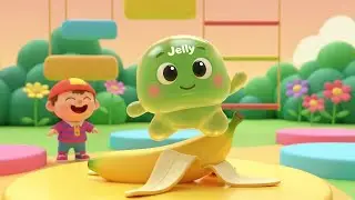 Fall Guys Jelly Jumper Slipped on the Banana | Nursery Rhymes for Kids & Baby Songs