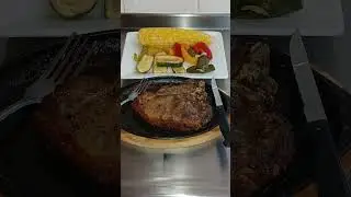 No pre heating:the science of maximum steak tenderness. Maillard reaction @ 140&deg;C for color & flavor