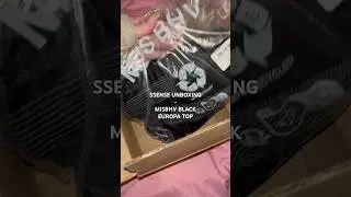 package arrived 📦🖤  #ssense #misbhv #unboxing #fashion #fyp #kpopstyle #designerfashion #styling