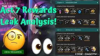 Act 7 100% Rewards Leak Analysis! 3-4 Generic Rank Up Gem? Real or Cap? - Marvel Contest of Champs