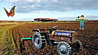 Crawler type mini tillage cultivator machine, Rc toys, Support custom #tractortoys