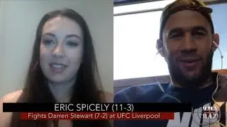 Eric Spicely predicts a submission or TKO win over Darren Stewart at UFC Fight Night Liverpool