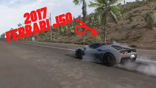 Forza Horizon 5 Ferrari J50 top speed highway run #fh5 #forza5 #forzaclips