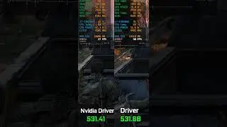 Драйверы Nvidia 531.41 против 531.68 &mdash; Одни из нас часть 1 #шорты #thelastofuspart1 #nvidia