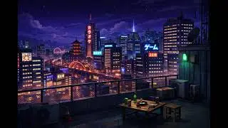 90&rsquo;s Chill Lofi ☕️ Rooftop Rain Vibes 🌃 Study / Sleep / Relax | Lofi Chillhop Beats