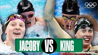 Lydia Jacoby 🆚 Lilly King - 100m breaststroke | Head-to-head