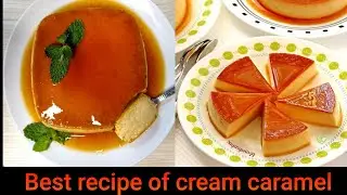 Recipe of cream caramel | Cream caramel recipe | Caramel ice cream | Cream caramel | @food fusion