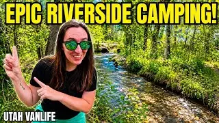 Vanlife Anniversary Adventure in Utah 🌲 Sushi, Ice Cream & Riverside Camping!