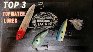 🐟Deadly Topwater Trio for Bass Fishing (You Need These!) 🎣