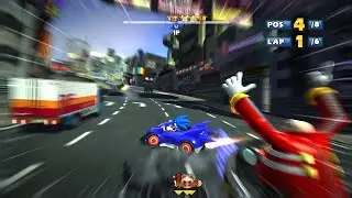 SONIC Shibuya Downtown 6 Laps (Expert) Sonic & Sega All-Stars (2022)