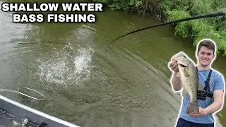 Pre Spawn Bass Fishing at Lake Evergreen, Illinois