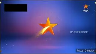 Star Vijay ending logo (2017- October 2022) Ready to use