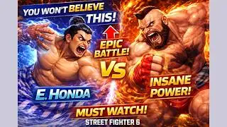 E. Honda vs Zangief 🔥 NEXT LEVEL Battle | Street Fighter 6