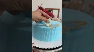 Art Meets Cake &ndash; Pallete Knife Stroke Design You&rsquo;ll Love! 🎨🎂 #shorts #trending