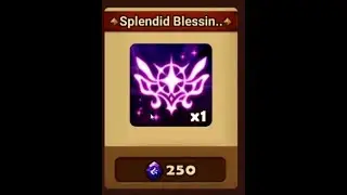 How to get a Splendid Blessing on one of my favorite games Summoners War.