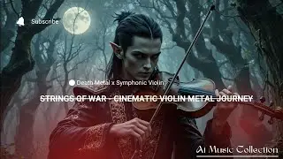 VIOLIN X METAL - Strings of War - Cinematic Violin Metal Journey - Ai Music Collection