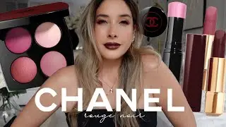 CHANEL ROUGE NOIR COLLECTION : NEW CHANEL MAKEUP REVIEW || Hey It's Jackeline