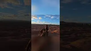 Horseback through golden dunes 🐎✨ #utahoutdoors  #horse #horsebackadventure   #horsebackriding