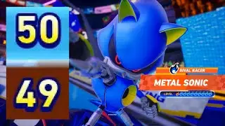 Defeating a MAX LEVEL RIVAL by ONE POINT in Sonic Racing CrossWorlds