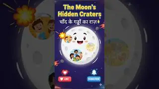 Moon Craters Explained! 🚀 Why so many holes? | ISRO Space Place
