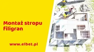 Montaż stropu filigran = Elbet Konieczno