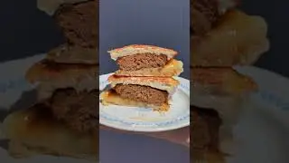 Burger with Cheese & Bacon Roll