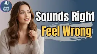 Your English Is Correct &mdash; But It Feels Awkward | Shadowing English Speaking Practice