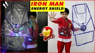 We made IRON MAN ENERGY SHIELD Mark 85 from Avengers End Game - IT REALLY WORKS! | Paper Craft DIY
