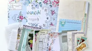 How I choose a junk journal theme, papers & ephemera