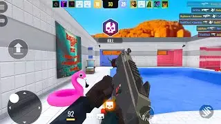BLOCKFIELD &mdash; PvP Pixel Shooter Android Gameplay