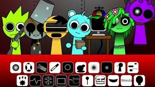incredibox sprunki sinner edition Animation Videos। Gray sus Mr.Sun creative music Horror Version