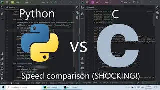 Python vs C: Speed comparison (SHOCKING!) [Version 2]