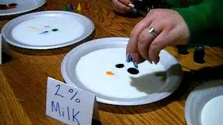 Color Changing Milk Experiment (Class Project)