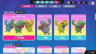 Fall guys item shop 17/07/2022