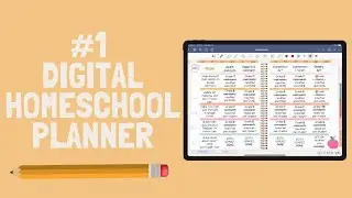 Digital Homeschool Planner |Digital Planner for Goodnotes 5 | Homeschool Planner | Goodnotes Planner