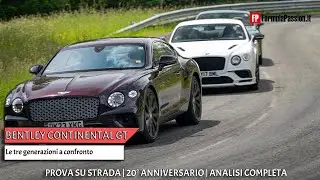 Bentley Continental GT compie 20 anni | Le tre generazioni a confronto