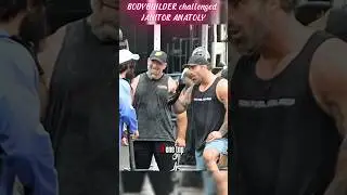 BODYBUILDER challenged JANITOR ANATOLY.....#funny #gym #trending #comedy