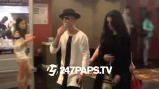 (Exclusive) Justin Bieber and Selena Gomez Go on a Date to the Movie in LA 06-20-14