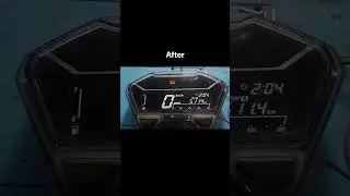 Custom black & white negatif display speedometer vario led new.