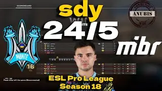 CSGO POV Monte sdy (24/5) vs MIBR (Anubis) @ ESL Pro League Season 18